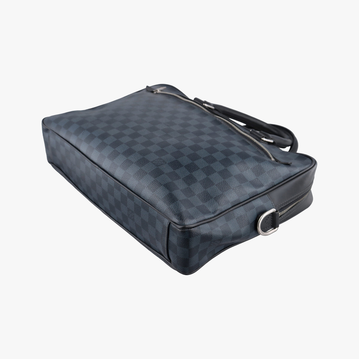 Pre-owned Louis Vuitton Porte-Documents Business Cobalt×Noir Damier canvas N41347 handbag | stylenewstar