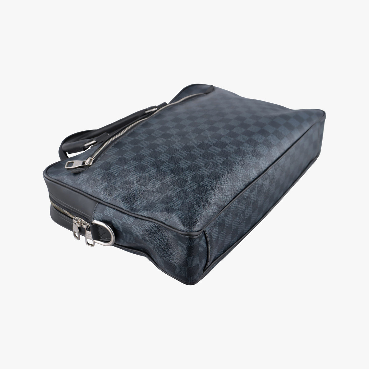 Pre-owned Louis Vuitton Porte-Documents Business Cobalt×Noir Damier canvas N41347 handbag | stylenewstar
