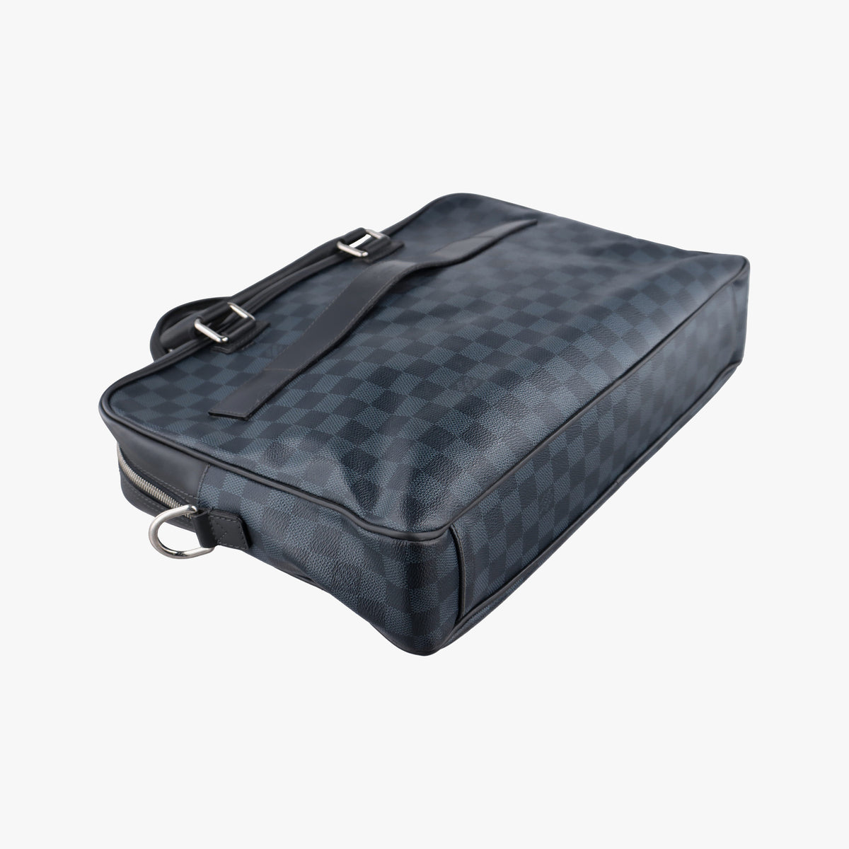 Pre-owned Louis Vuitton Porte-Documents Business Cobalt×Noir Damier canvas N41347 handbag | stylenewstar