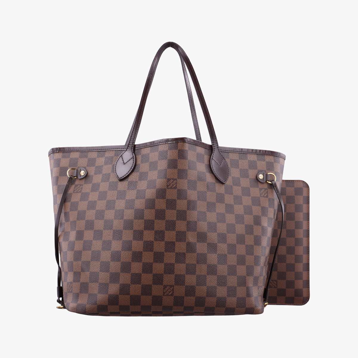 Secondhand Louis Vuitton NEVERFULL MM EBENE Damier Canvas N51105 shoulderbag | stylenewstar