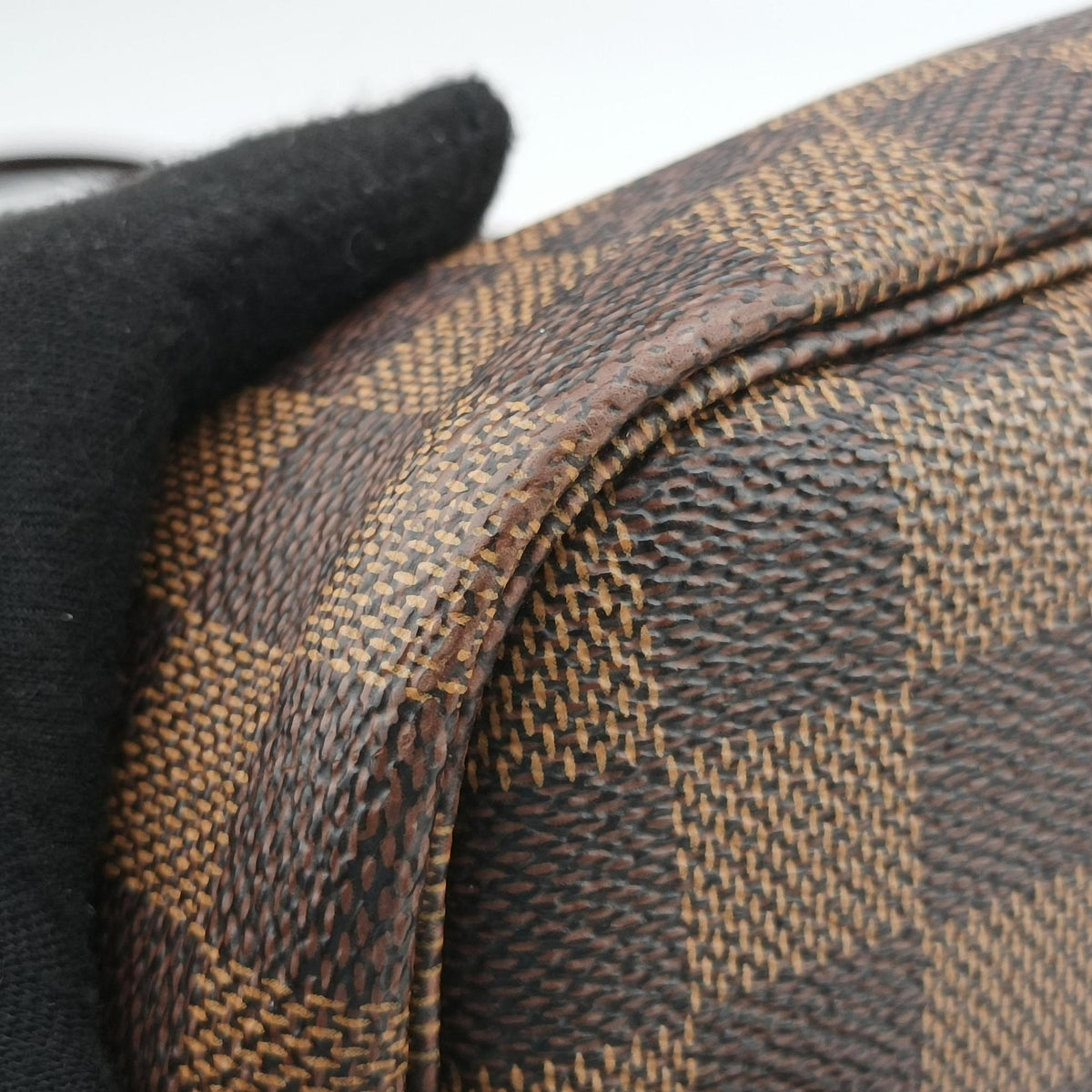 Secondhand Louis Vuitton NEVERFULL MM EBENE Damier Canvas N51105 shoulderbag | stylenewstar