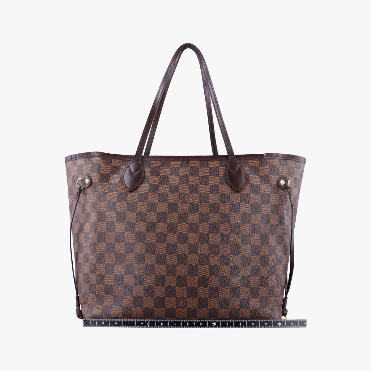 Secondhand Louis Vuitton NEVERFULL MM EBENE Damier Canvas N51105 shoulderbag | stylenewstar