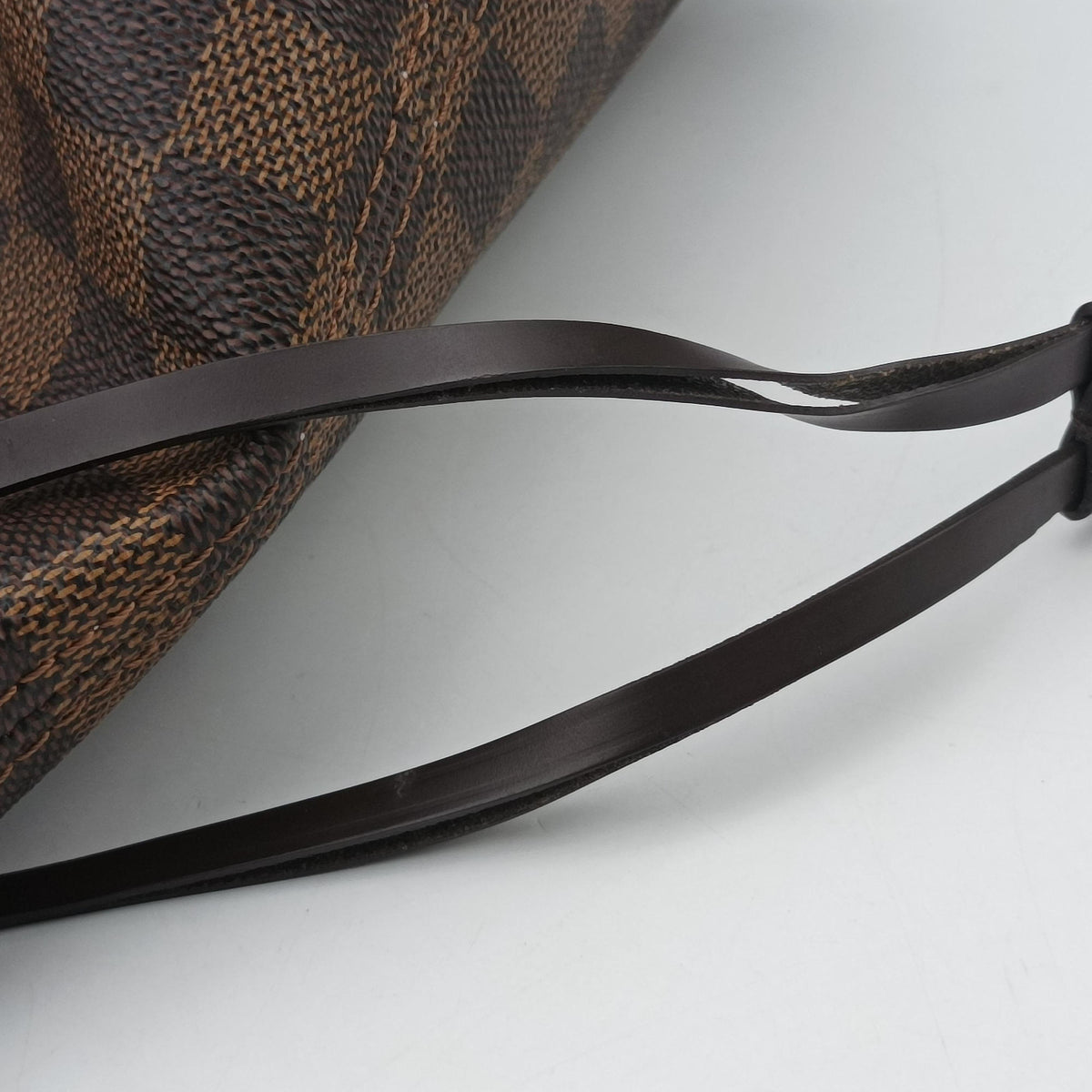 Secondhand Louis Vuitton NEVERFULL MM EBENE Damier Canvas N51105 shoulderbag | stylenewstar