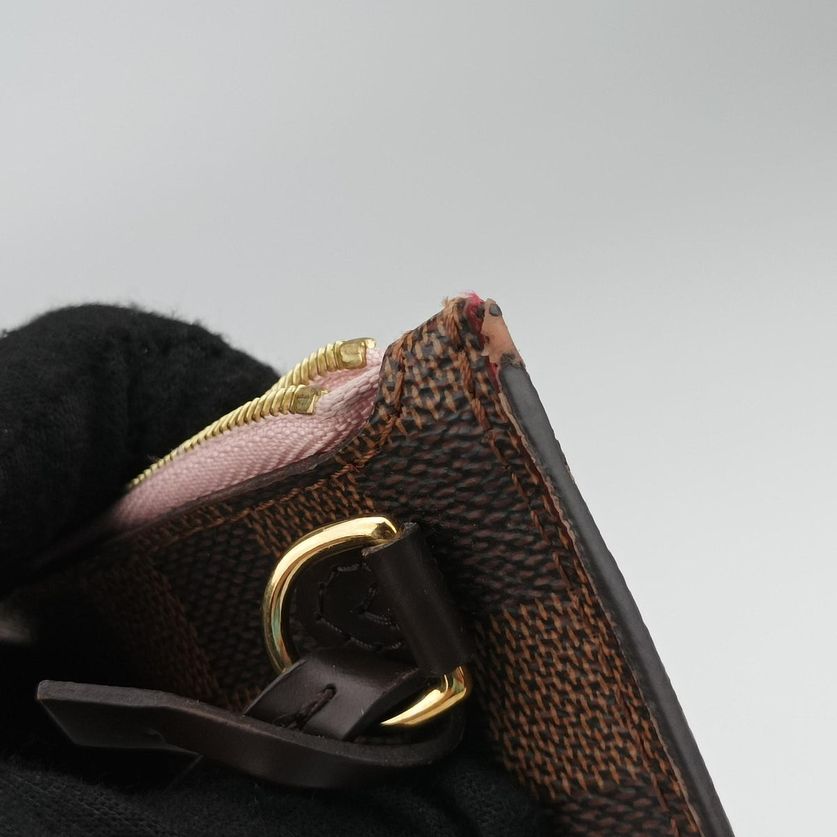Secondhand Louis Vuitton NEVERFULL MM EBENE Damier Canvas N51105 shoulderbag | stylenewstar