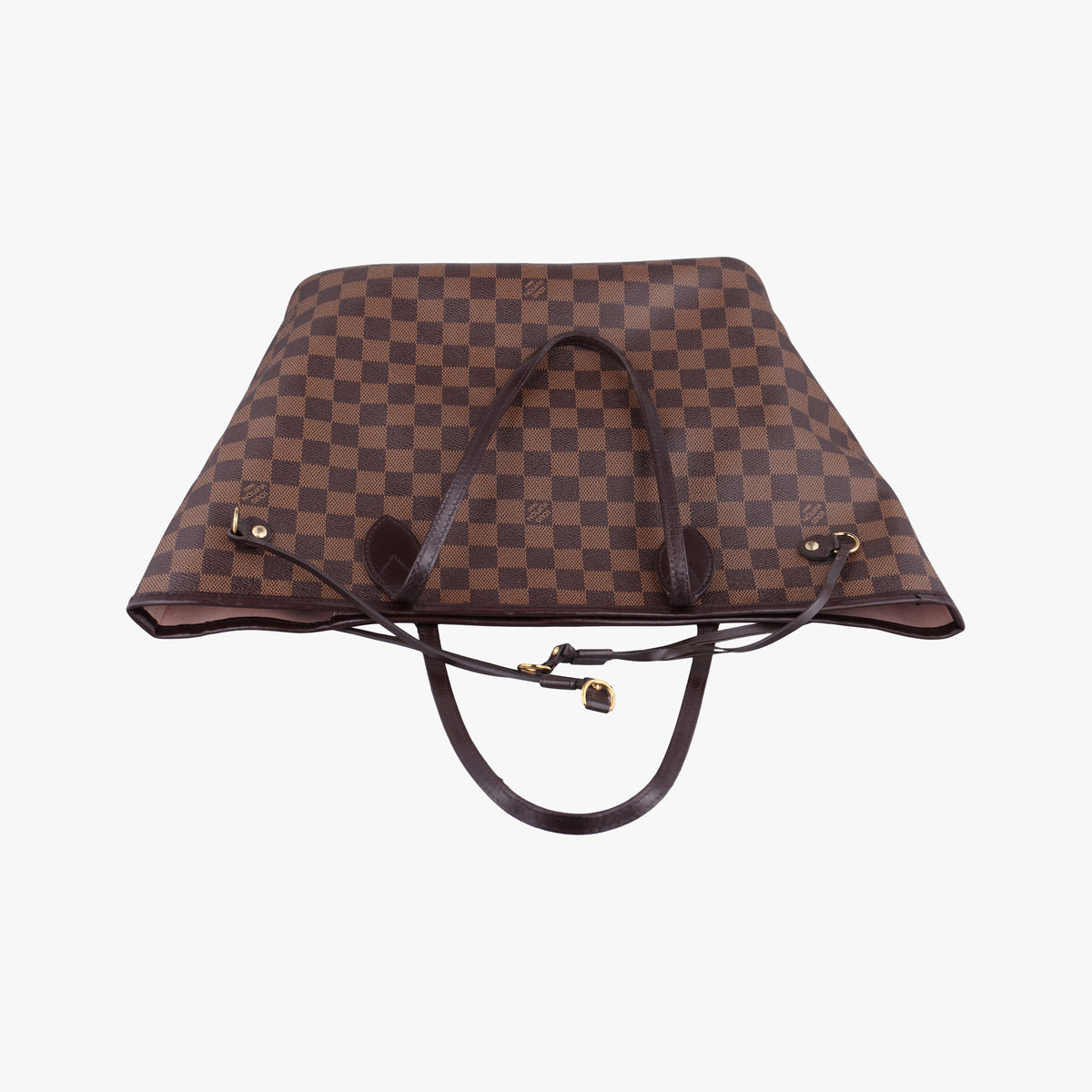 Secondhand Louis Vuitton NEVERFULL MM EBENE Damier Canvas N51105 shoulderbag | stylenewstar