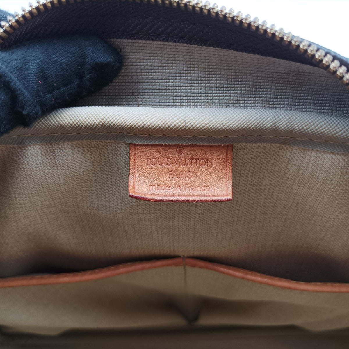 Pre-owned Louis Vuitton DEAUVILLE brown Monogram Canvas M47270 handbag | stylenewstar