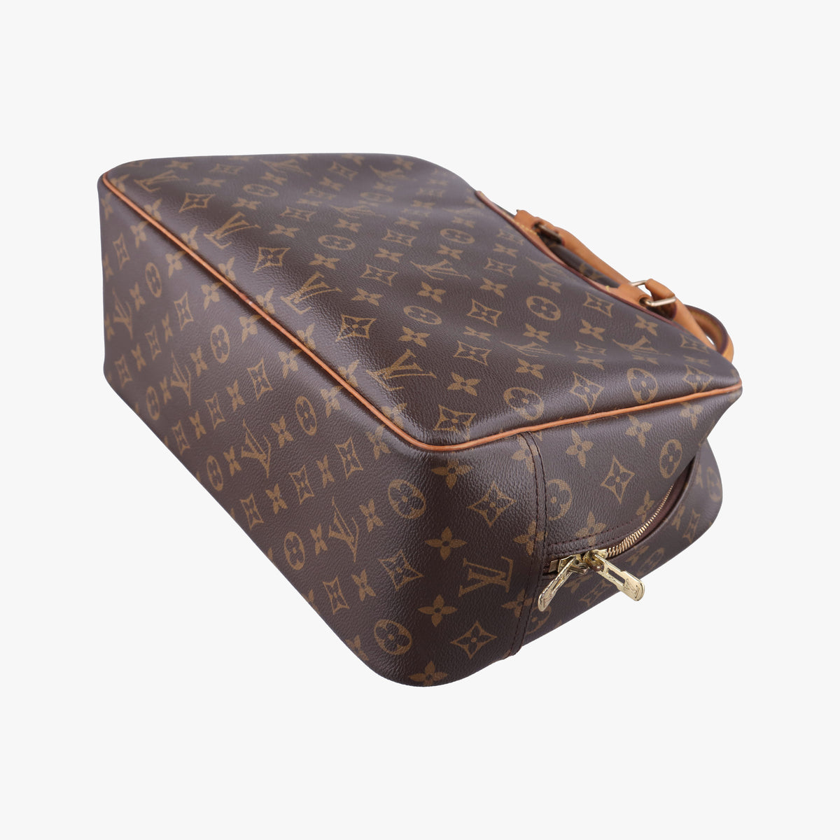 Pre-owned Louis Vuitton DEAUVILLE brown Monogram Canvas M47270 handbag | stylenewstar
