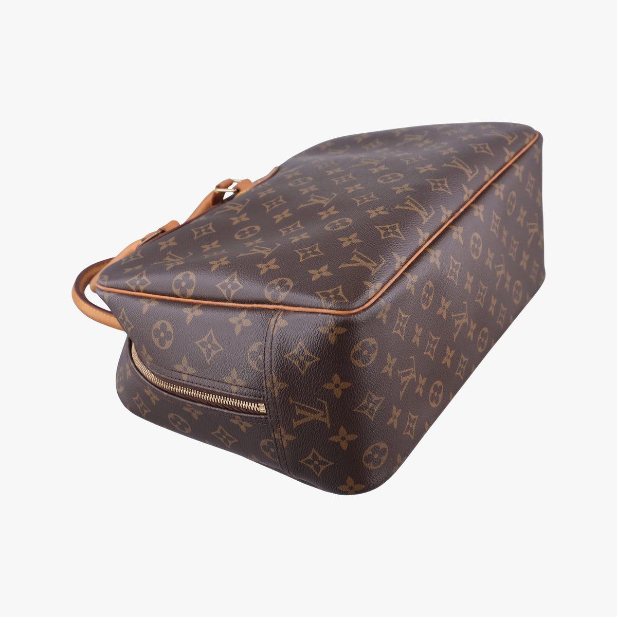 Pre-owned Louis Vuitton DEAUVILLE brown Monogram Canvas M47270 handbag | stylenewstar