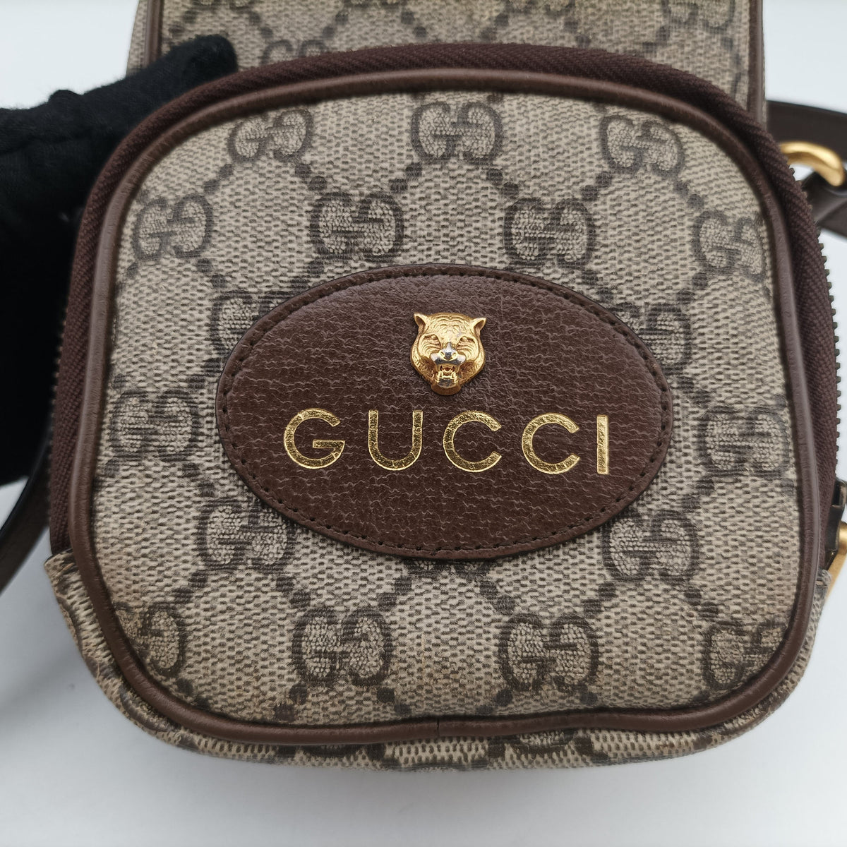 Vintage Gucci Neo Vintage Mini Beige×Brown PVC coated canvas 658556 shoulderbag | stylenewstar