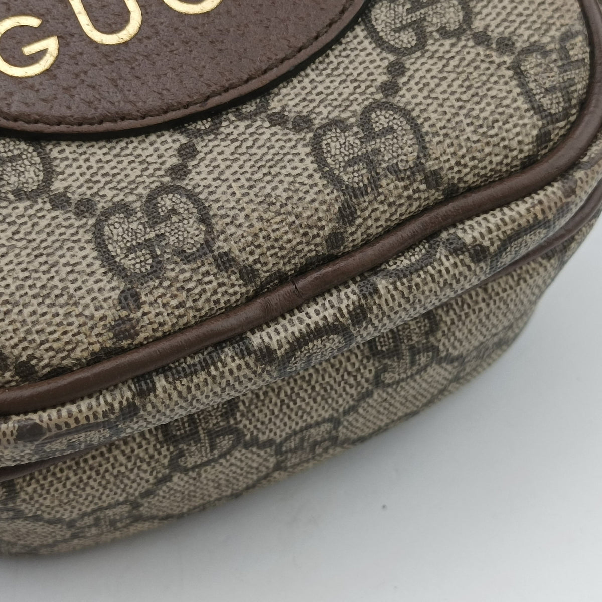 Vintage Gucci Neo Vintage Mini Beige×Brown PVC coated canvas 658556 shoulderbag | stylenewstar