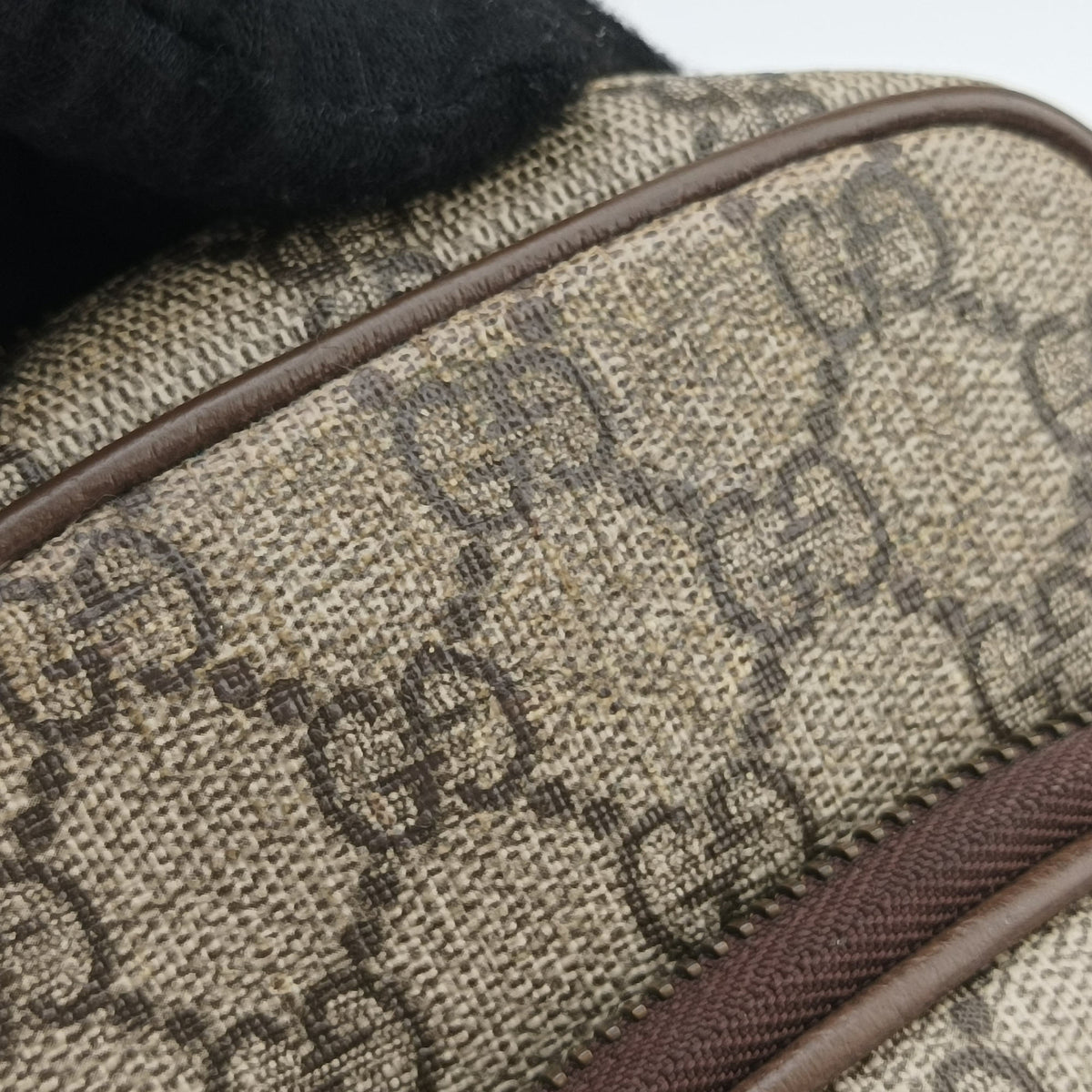 Vintage Gucci Neo Vintage Mini Beige×Brown PVC coated canvas 658556 shoulderbag | stylenewstar