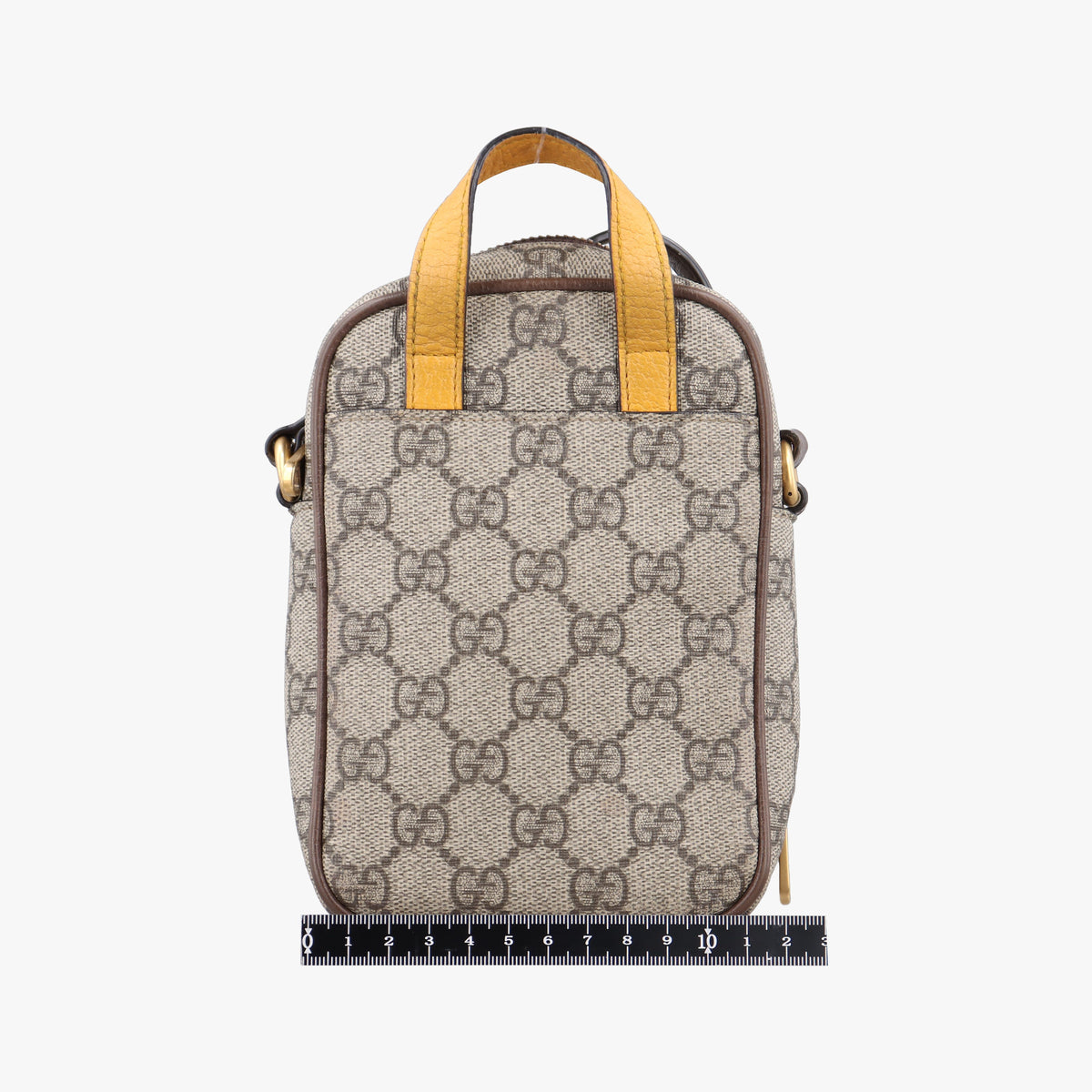 Vintage Gucci Neo Vintage Mini Beige×Brown PVC coated canvas 658556 shoulderbag | stylenewstar