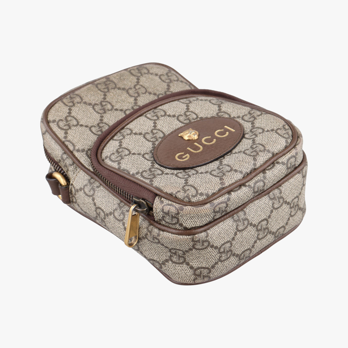 Vintage Gucci Neo Vintage Mini Beige×Brown PVC coated canvas 658556 shoulderbag | stylenewstar