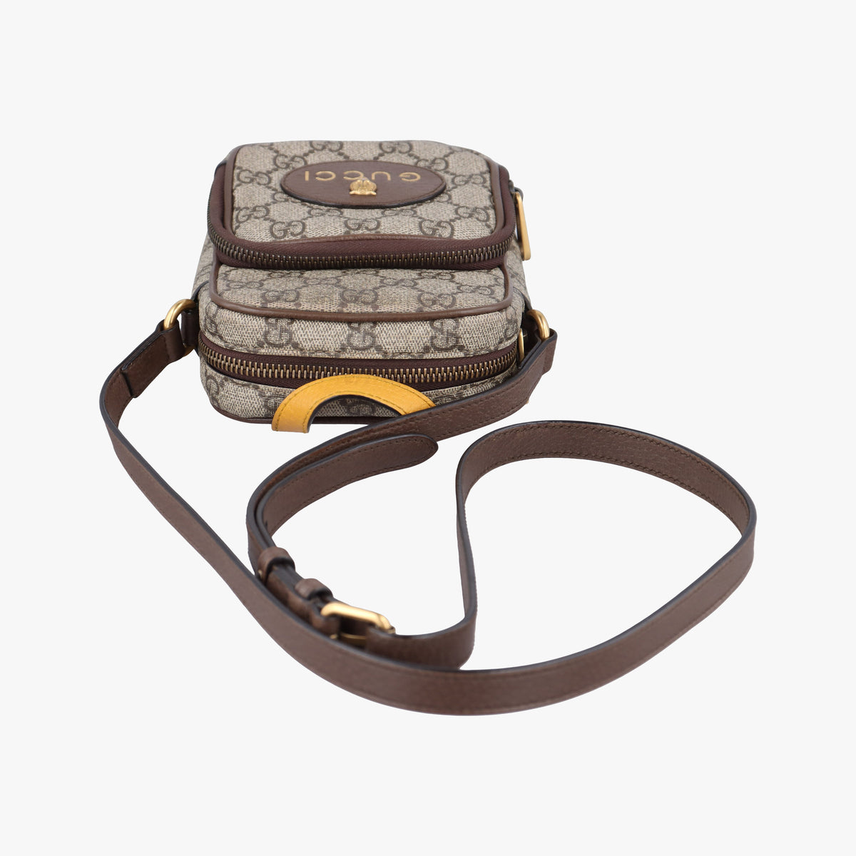 Vintage Gucci Neo Vintage Mini Beige×Brown PVC coated canvas 658556 shoulderbag | stylenewstar