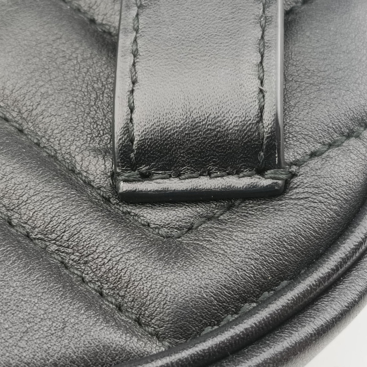 Vintage Gucci GG Marmont Black Leather 476434 bum bag/waist bag | stylenewstar