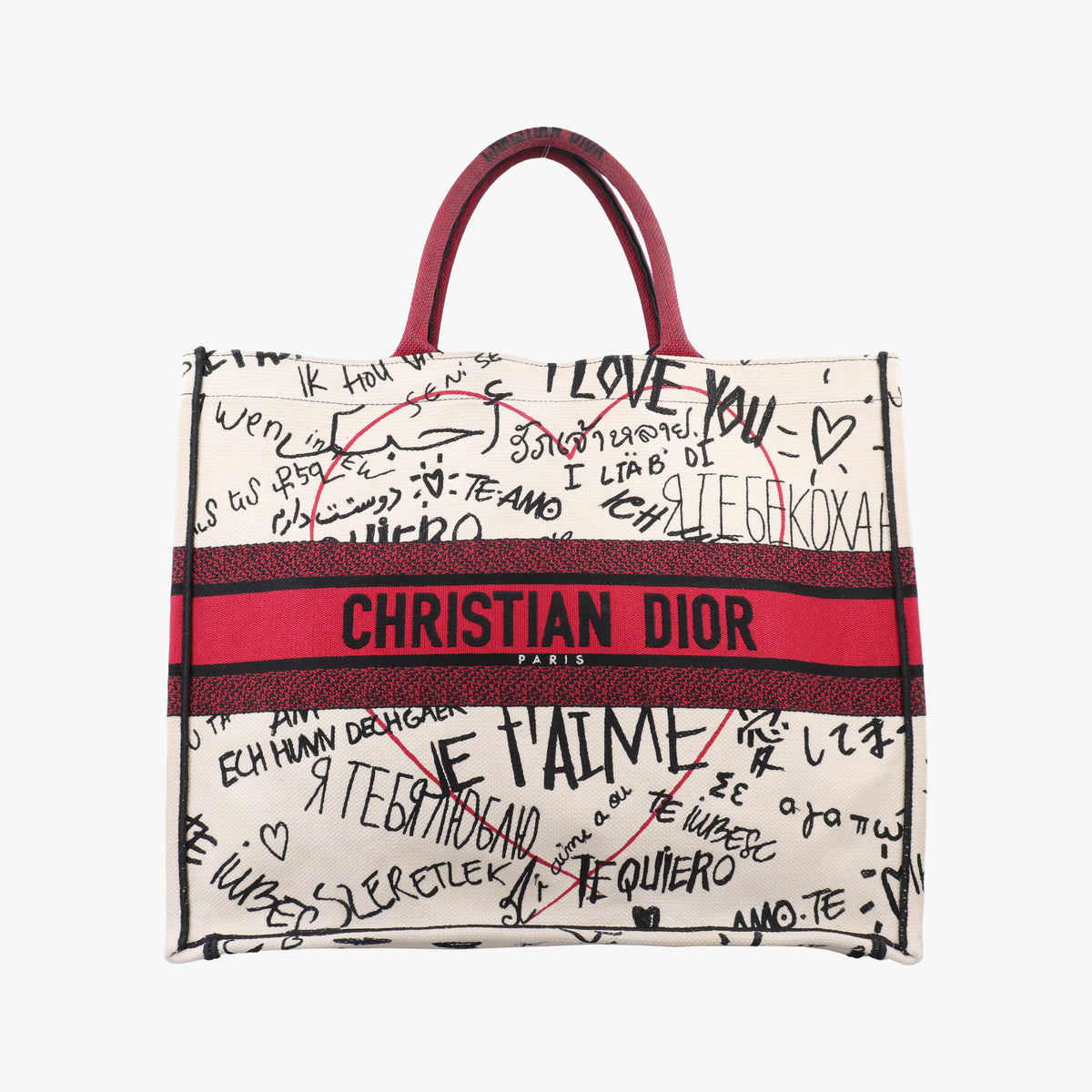 Pre-owned Christian Dior Book Tote Multicolour Canvas  handbag | stylenewstar