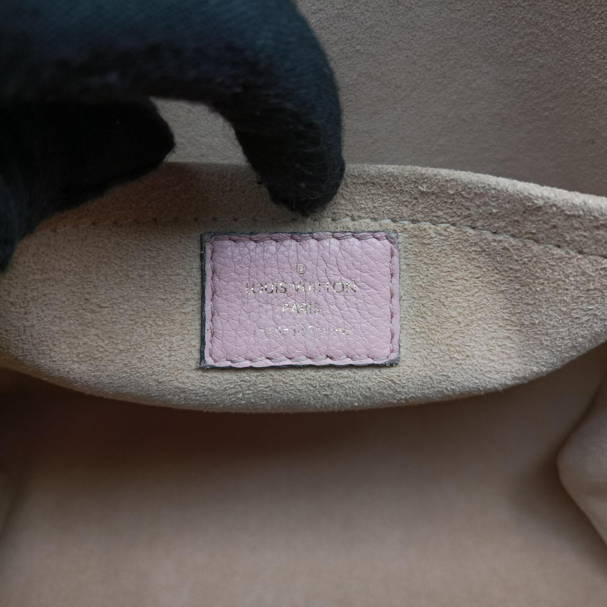 Vintage Louis Vuitton MARIGNAN brown×Rose Poodle Monogram Canvas×calf leather M43960 shoulderbag | stylenewstar