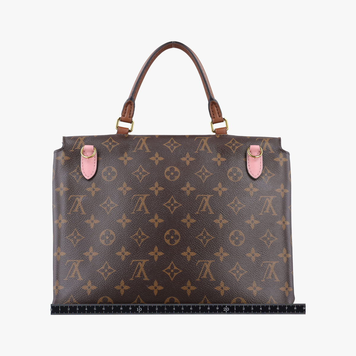 Vintage Louis Vuitton MARIGNAN brown×Rose Poodle Monogram Canvas×calf leather M43960 shoulderbag | stylenewstar