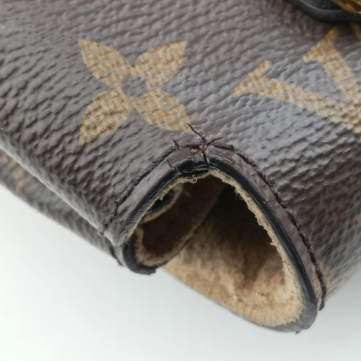 Vintage Louis Vuitton MARIGNAN brown×Rose Poodle Monogram Canvas×calf leather M43960 shoulderbag | stylenewstar