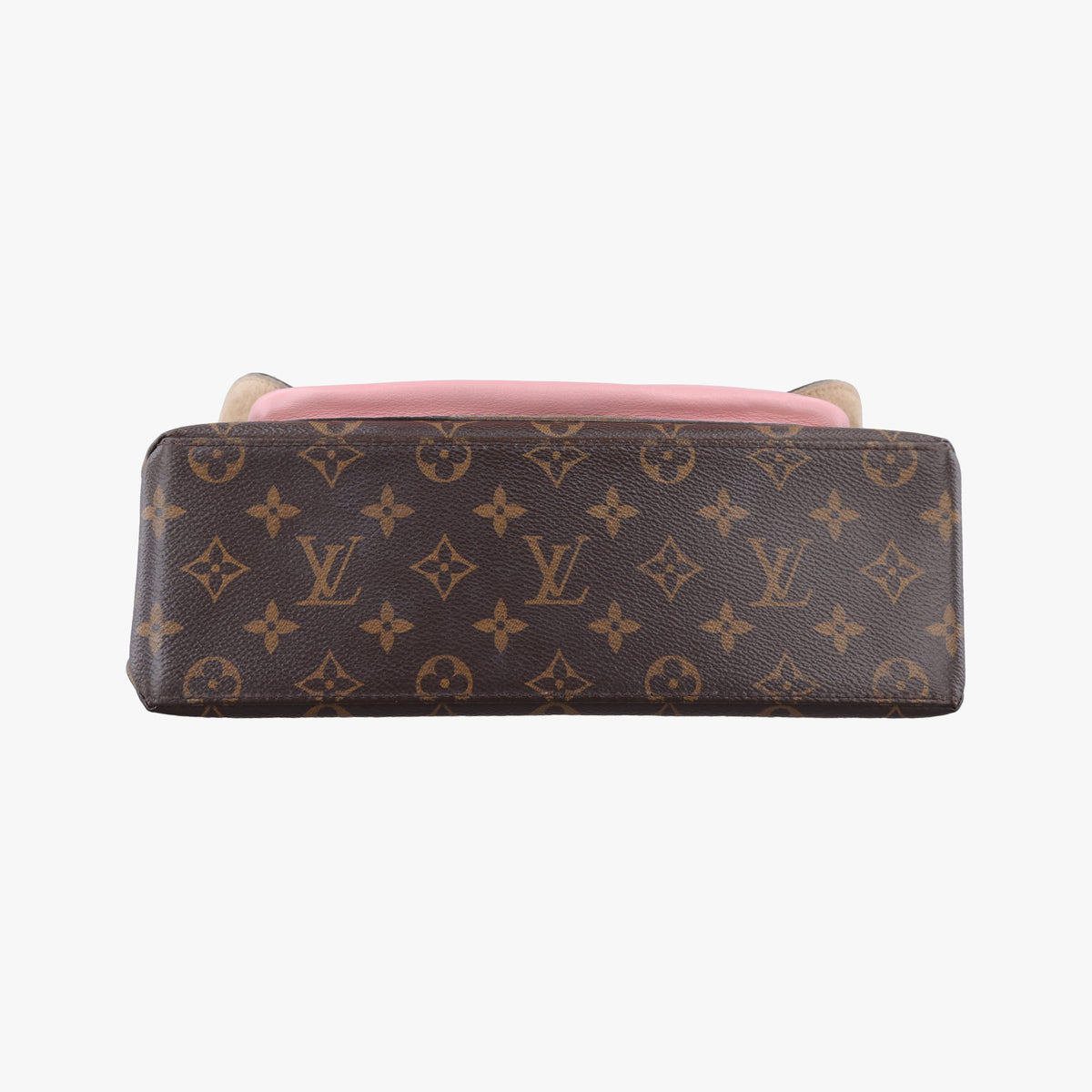 Vintage Louis Vuitton MARIGNAN brown×Rose Poodle Monogram Canvas×calf leather M43960 shoulderbag | stylenewstar
