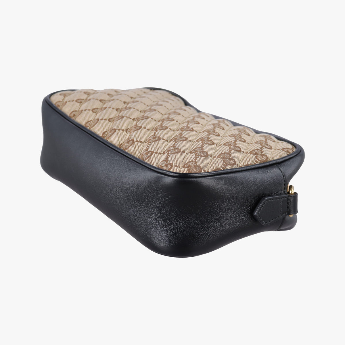 Secondhand Gucci GG Marmont Black×beige Canvas×Leather 447632 shoulderbag | stylenewstar