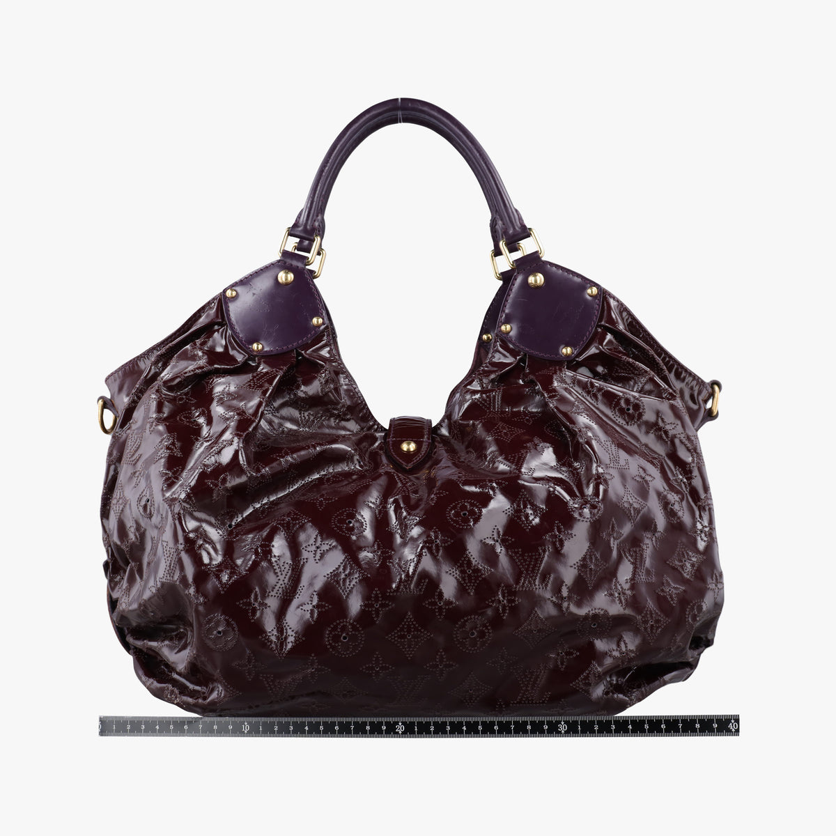 Vintage Louis Vuitton Mahina Surya XL Violet Vernis M95798 handbag | stylenewstar