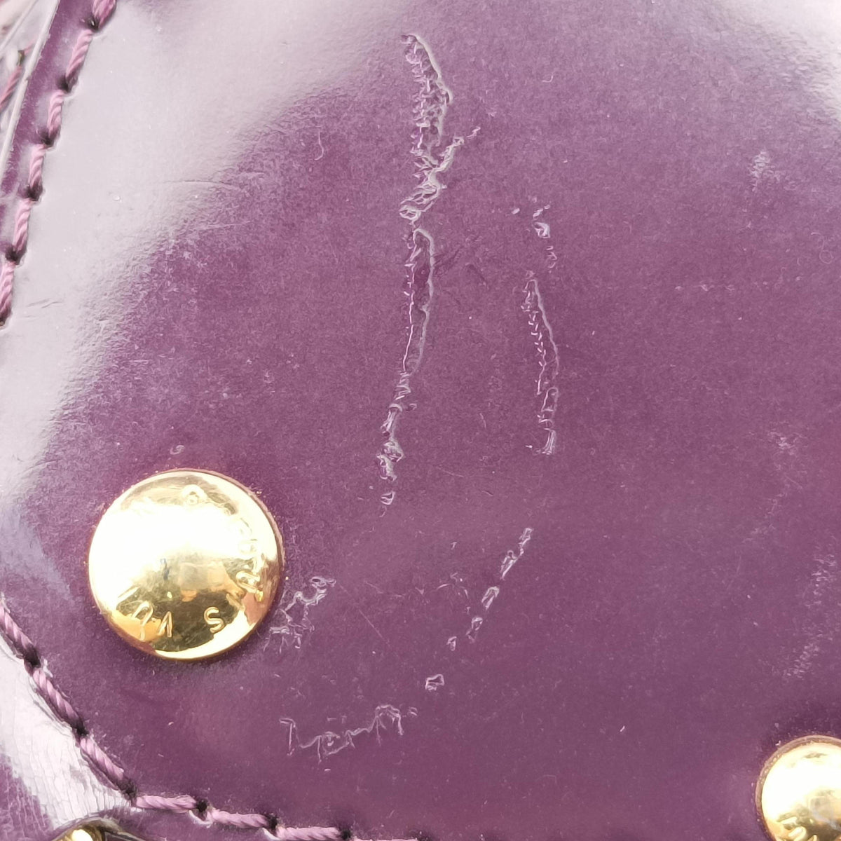 Vintage Louis Vuitton Mahina Surya XL Violet Vernis M95798 handbag | stylenewstar