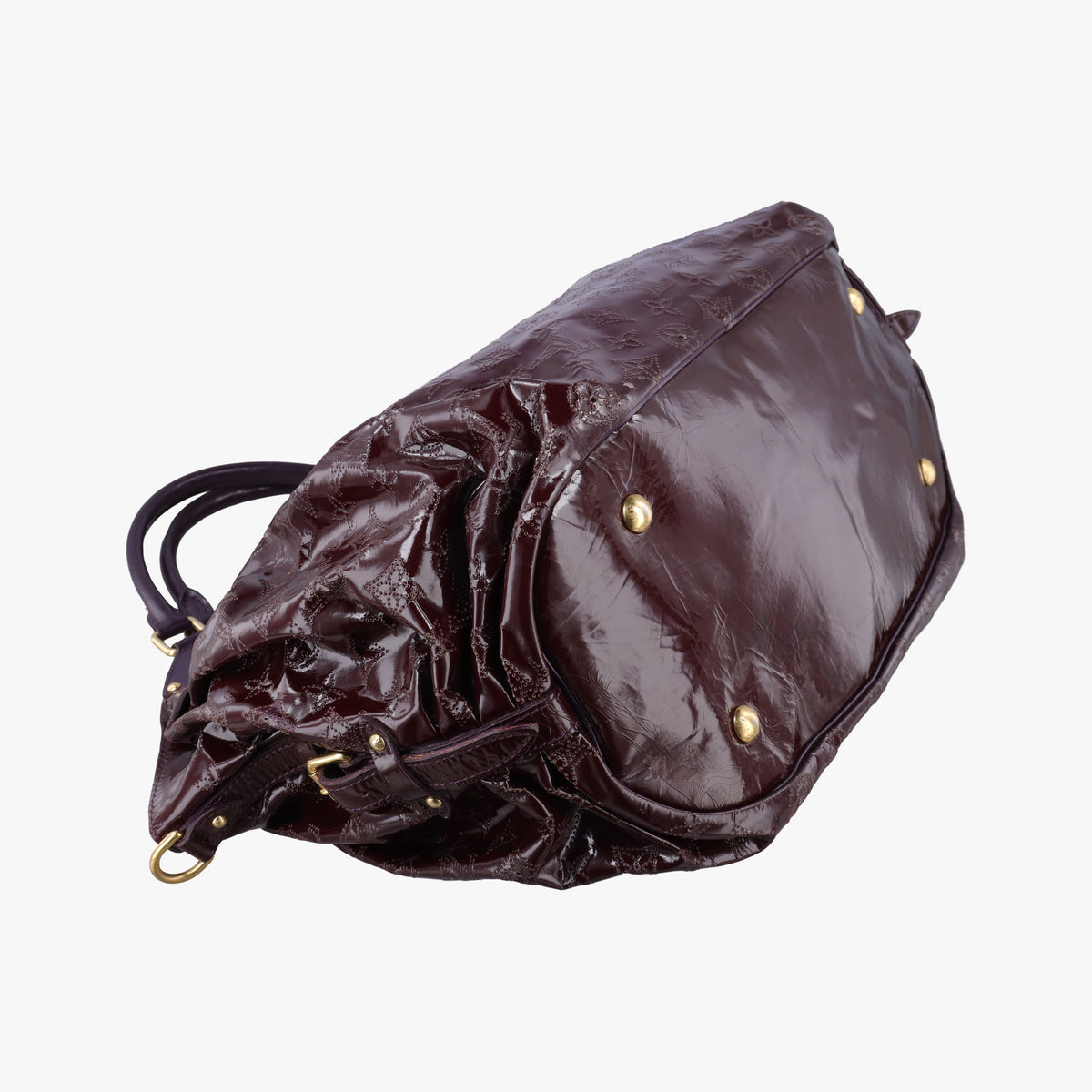 Vintage Louis Vuitton Mahina Surya XL Violet Vernis M95798 handbag | stylenewstar