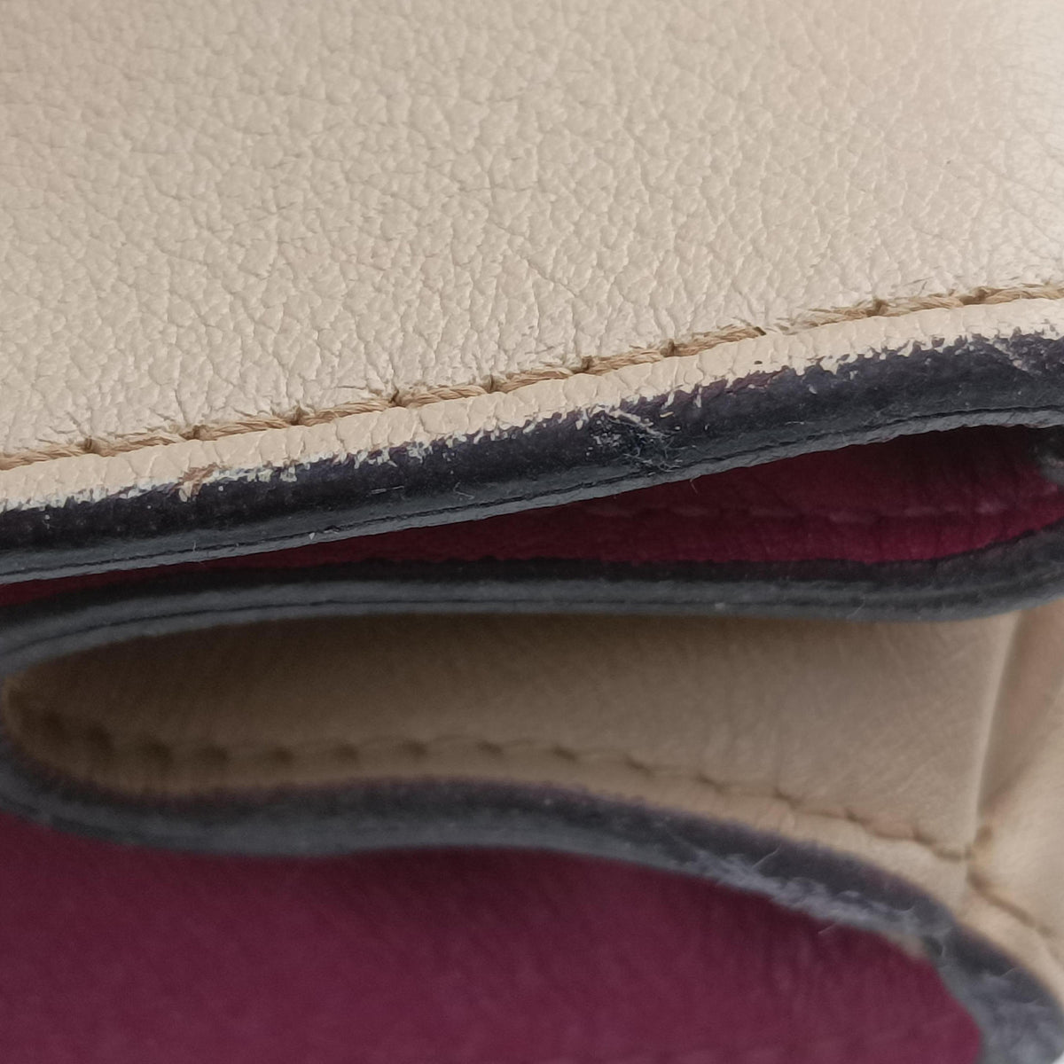 Secondhand Christian Dior Diorissimo Beige Leather  shoulderbag | stylenewstar