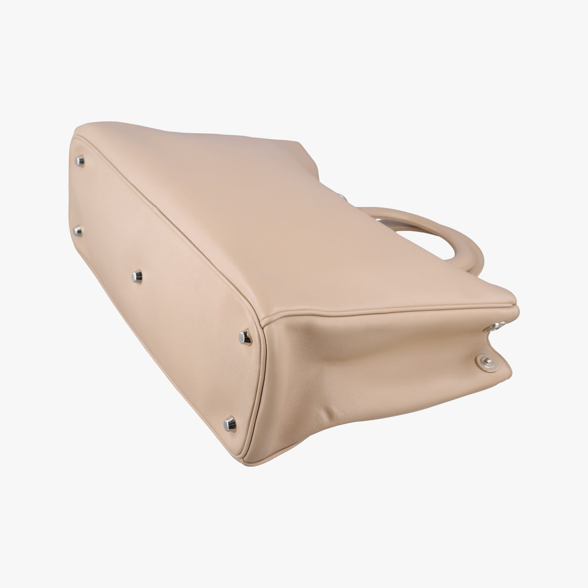 Secondhand Christian Dior Diorissimo Beige Leather  shoulderbag | stylenewstar