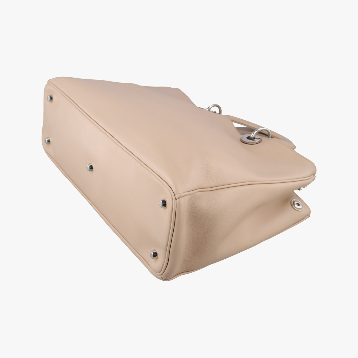 Secondhand Christian Dior Diorissimo Beige Leather  shoulderbag | stylenewstar