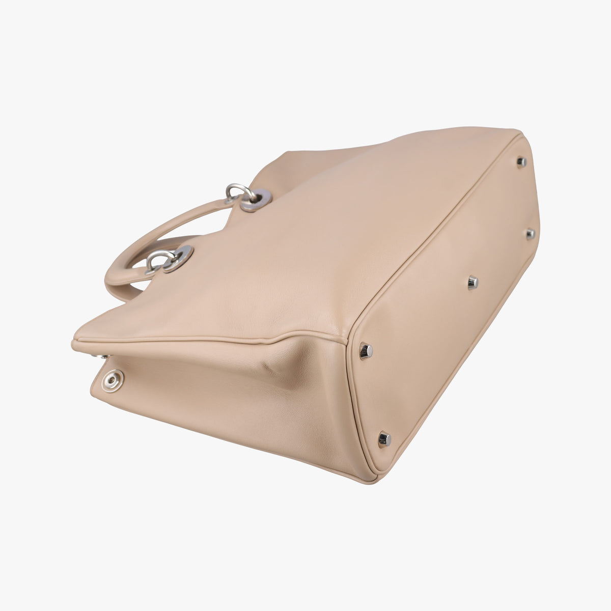 Secondhand Christian Dior Diorissimo Beige Leather  shoulderbag | stylenewstar