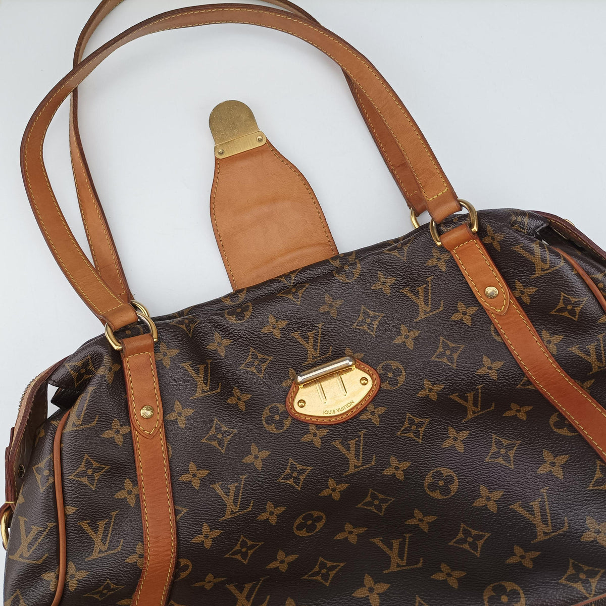 Pre-owned Louis Vuitton STRESA PM brown Monogram Canvas M51186 shoulderbag | stylenewstar