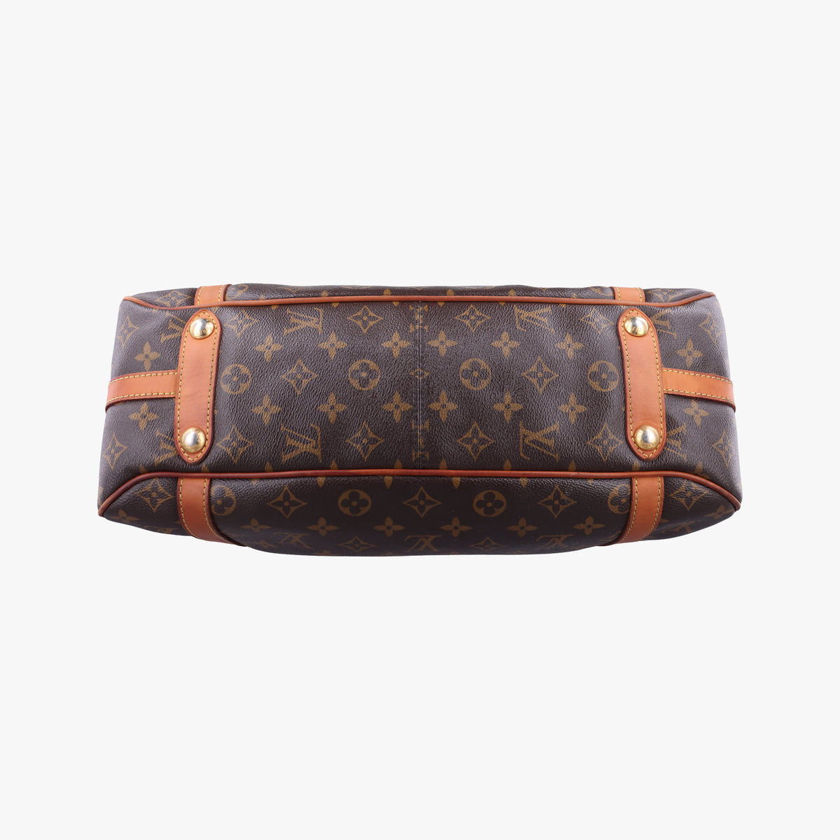 Pre-owned Louis Vuitton STRESA PM brown Monogram Canvas M51186 shoulderbag | stylenewstar
