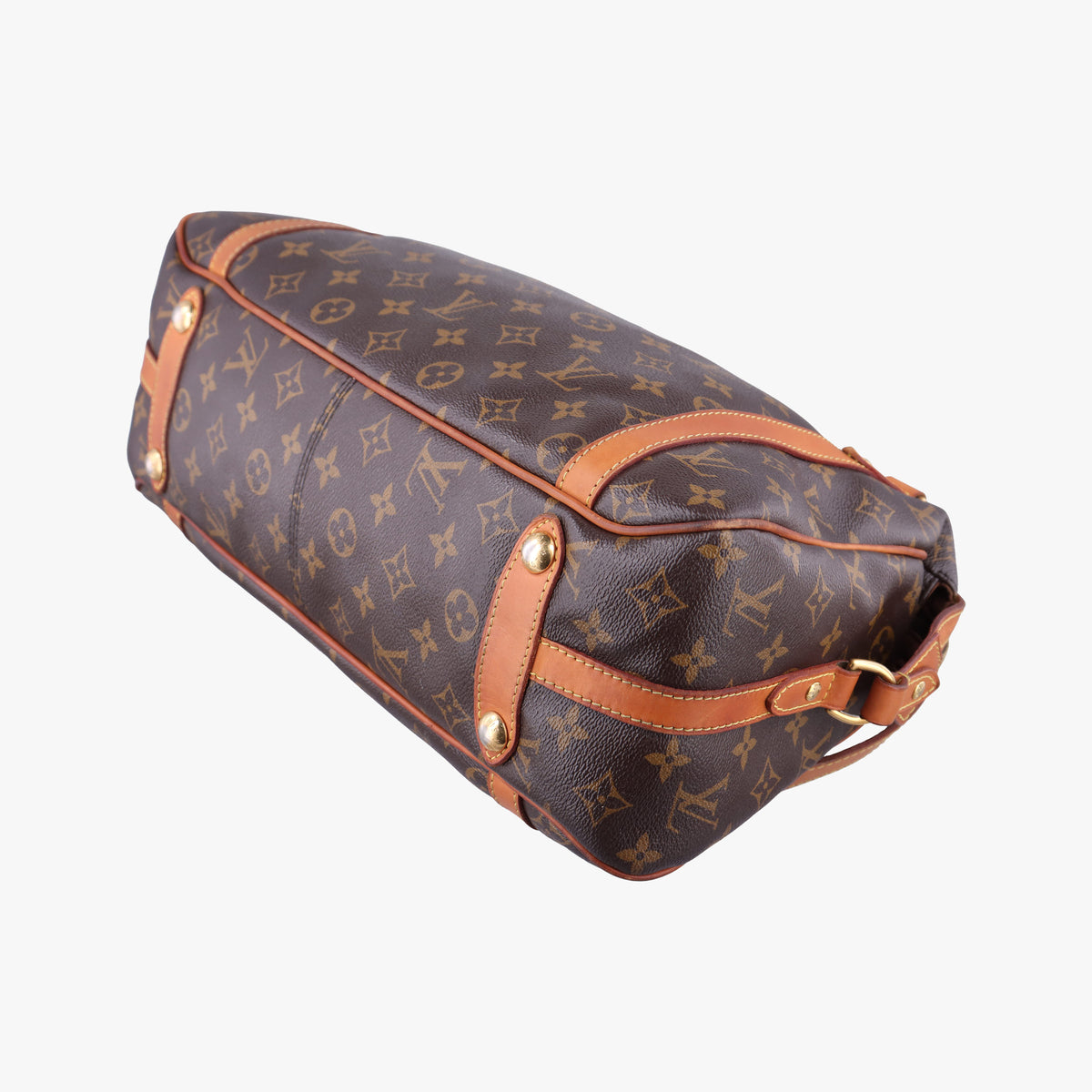 Pre-owned Louis Vuitton STRESA PM brown Monogram Canvas M51186 shoulderbag | stylenewstar