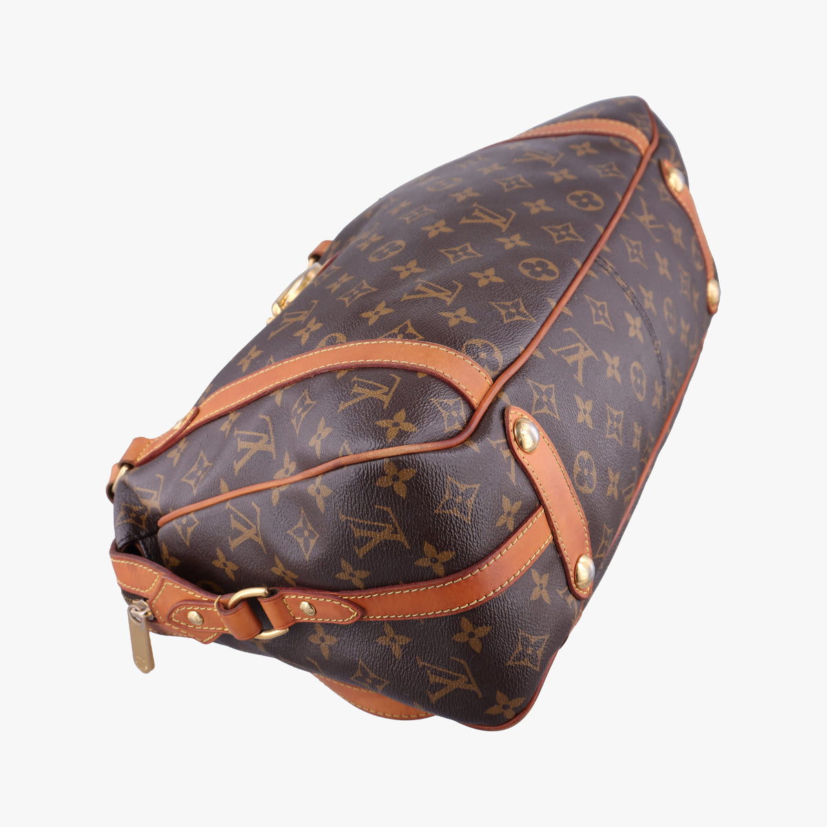 Pre-owned Louis Vuitton STRESA PM brown Monogram Canvas M51186 shoulderbag | stylenewstar