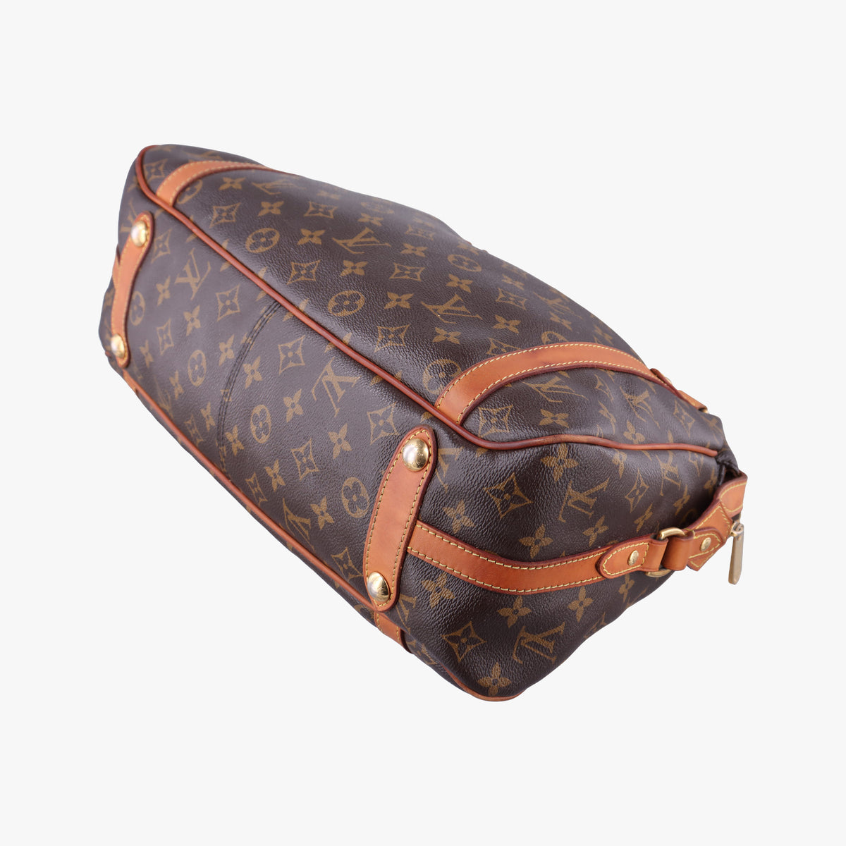 Pre-owned Louis Vuitton STRESA PM brown Monogram Canvas M51186 shoulderbag | stylenewstar