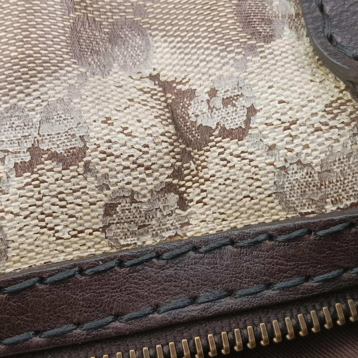 Secondhand Gucci Babushka Multicolour PVC coated canvas×Leather 207775 handbag | stylenewstar