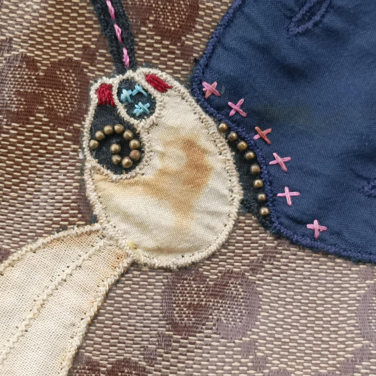 Secondhand Gucci Babushka Multicolour PVC coated canvas×Leather 207775 handbag | stylenewstar