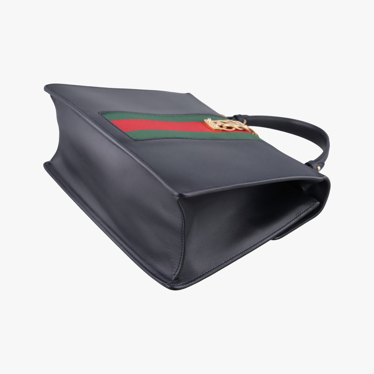Pre-owned Gucci Sylvie Black Leather 431665 shoulderbag | stylenewstar