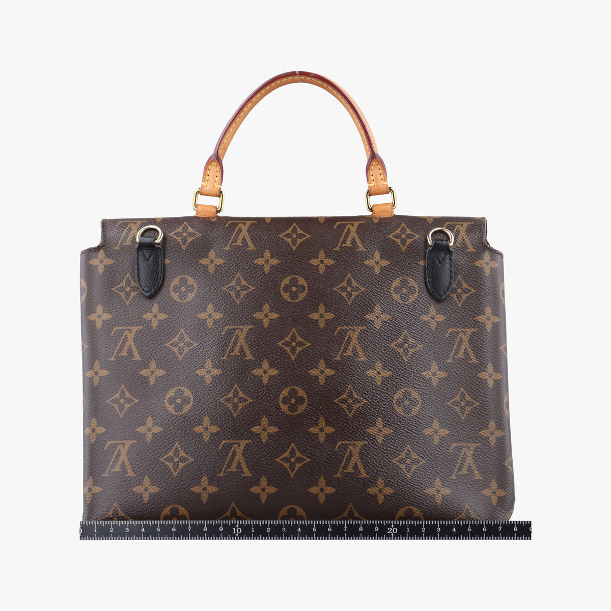 Secondhand Louis Vuitton MARIGNAN brown×black Monogram Canvas×calf leather M44259 shoulderbag | stylenewstar