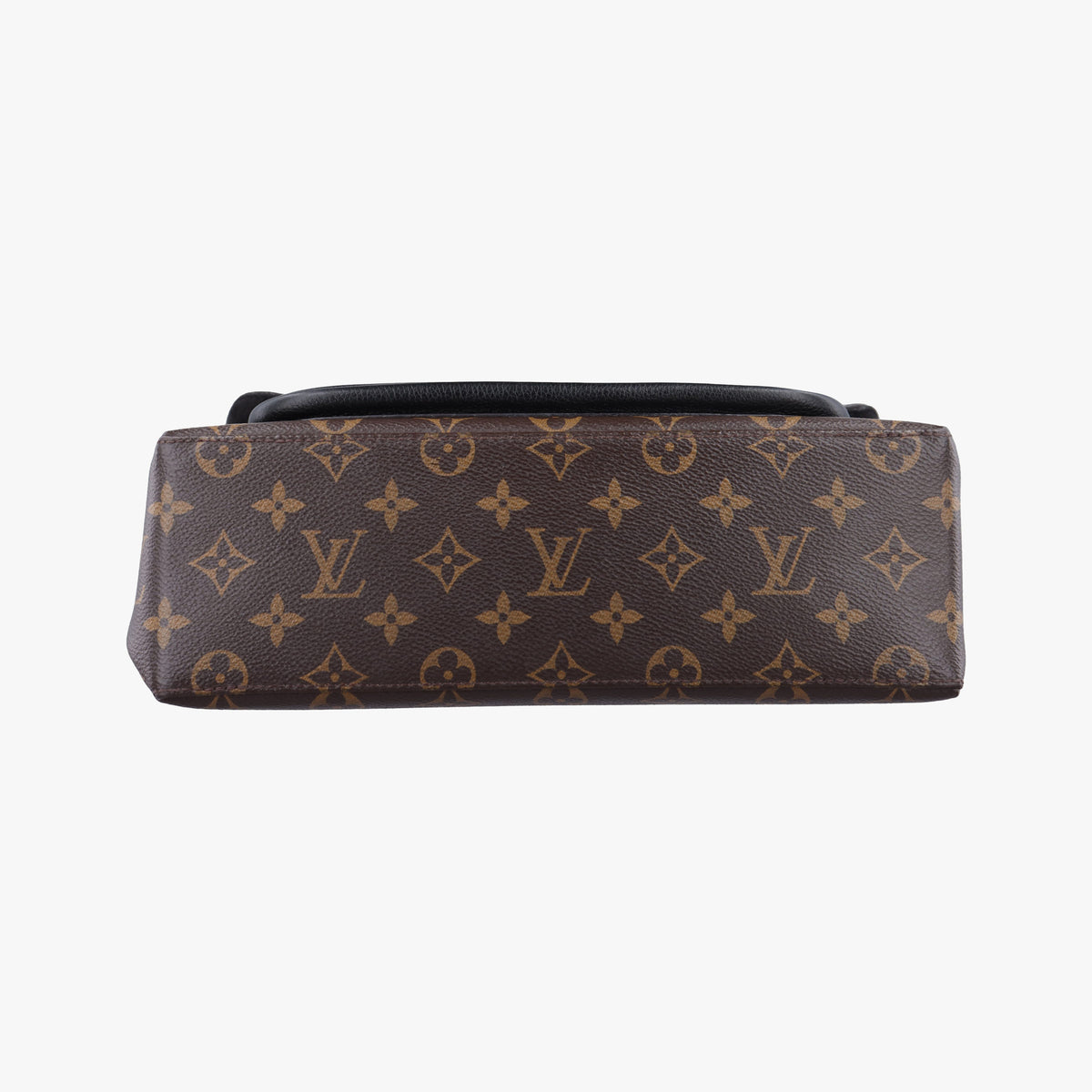 Secondhand Louis Vuitton MARIGNAN brown×black Monogram Canvas×calf leather M44259 shoulderbag | stylenewstar