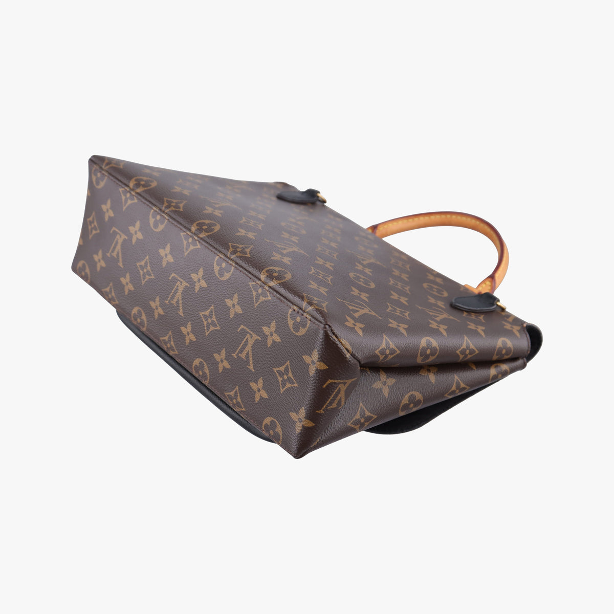 Secondhand Louis Vuitton MARIGNAN brown×black Monogram Canvas×calf leather M44259 shoulderbag | stylenewstar