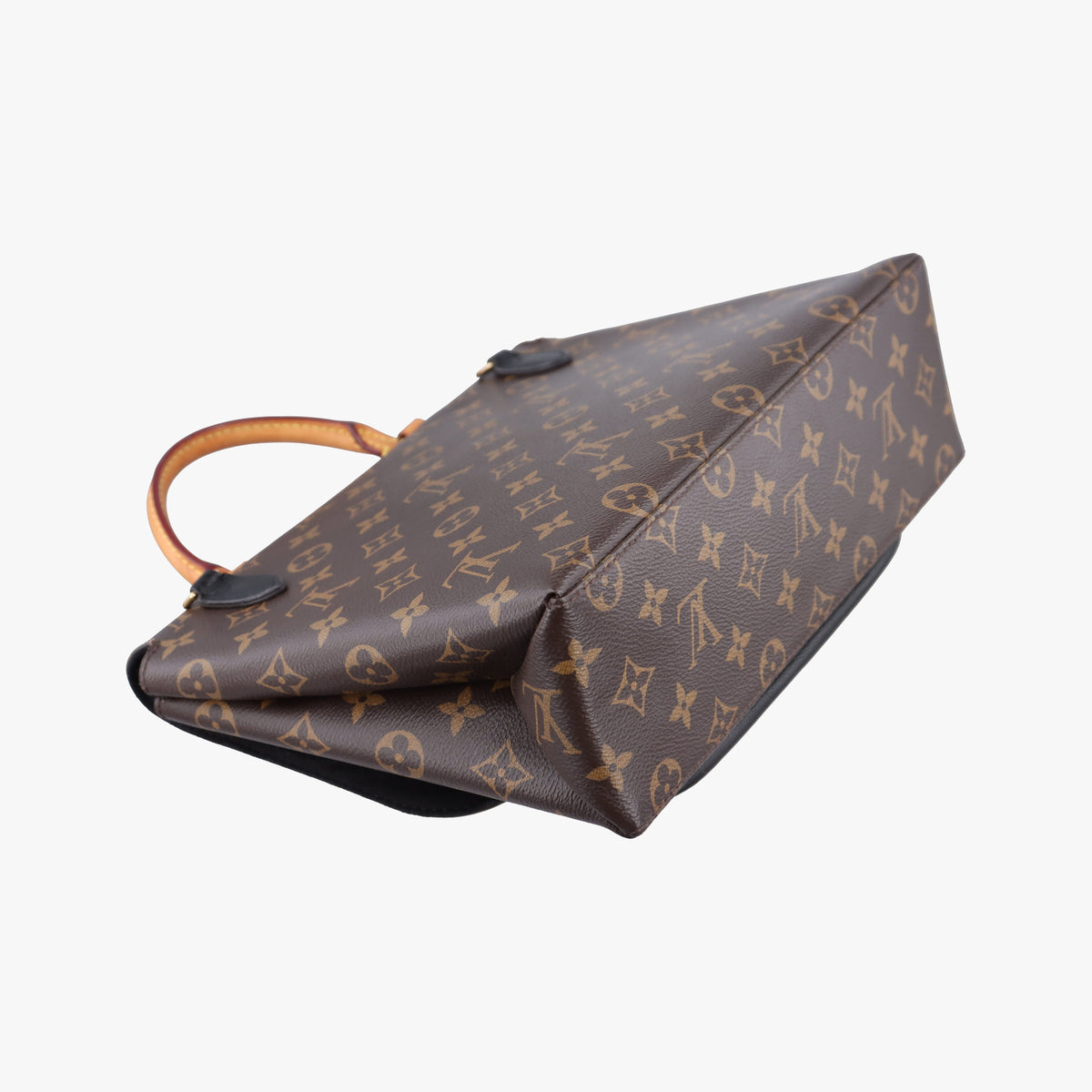 Secondhand Louis Vuitton MARIGNAN brown×black Monogram Canvas×calf leather M44259 shoulderbag | stylenewstar