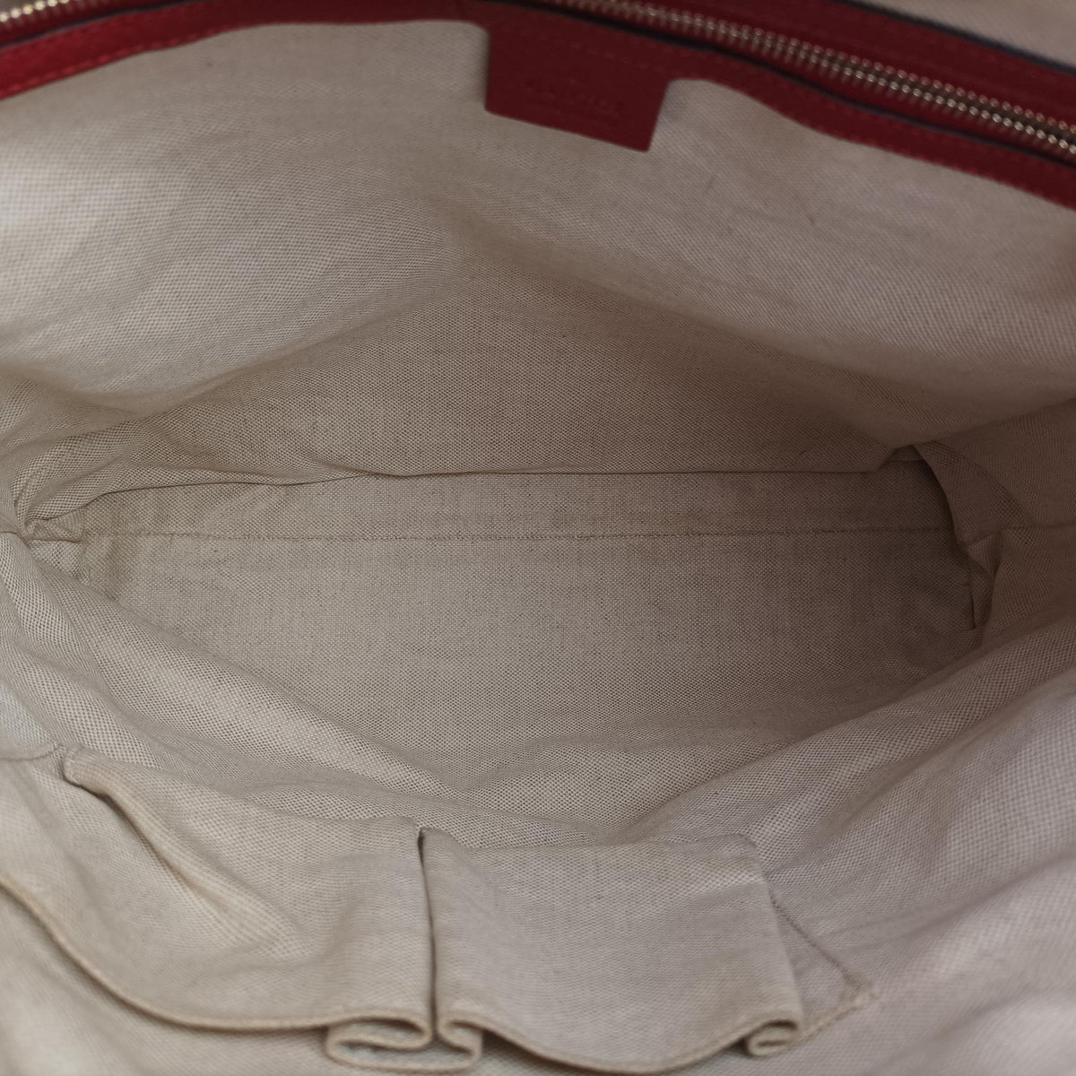 Pre-owned Gucci Bamboo Shopper Tote Red Leather 323663 shoulderbag | stylenewstar