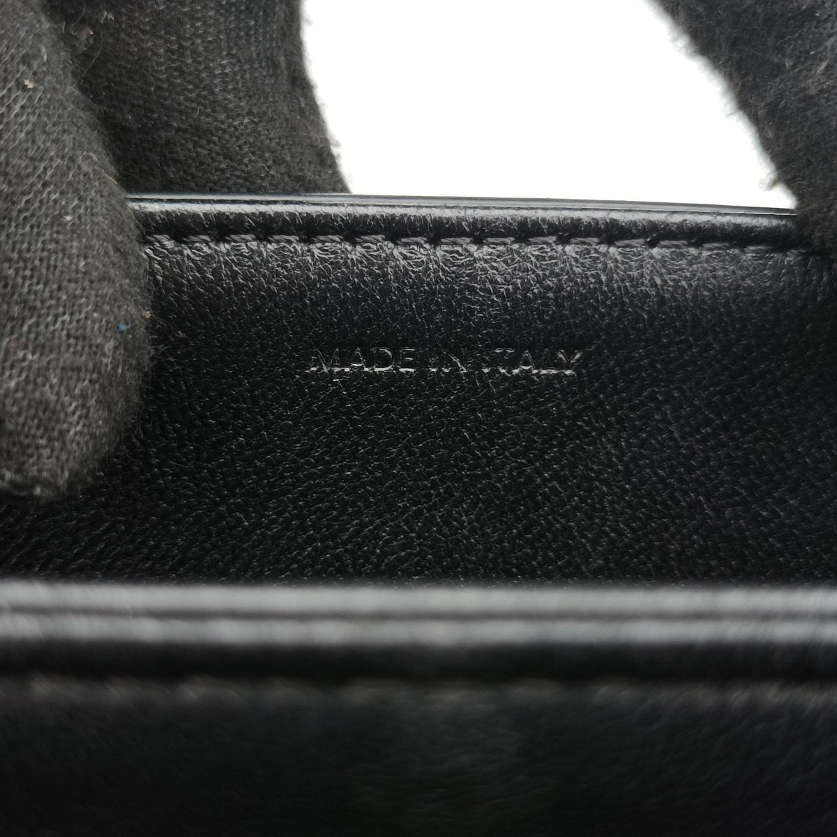 Secondhand Celine Teen Triomphe Black Leather  shoulderbag | stylenewstar