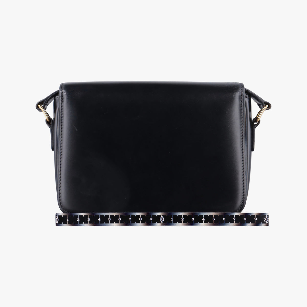 Secondhand Celine Teen Triomphe Black Leather  shoulderbag | stylenewstar