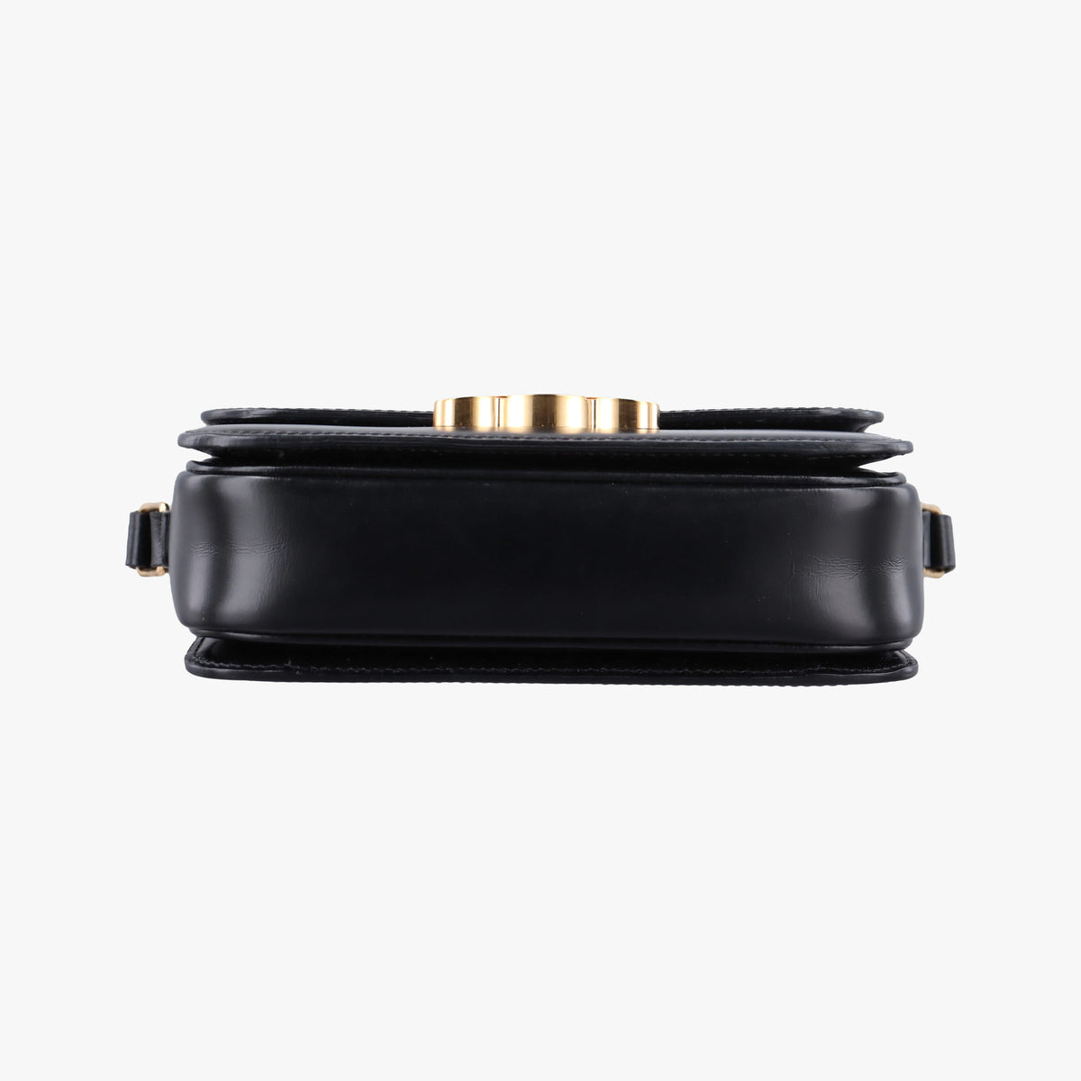 Secondhand Celine Teen Triomphe Black Leather  shoulderbag | stylenewstar