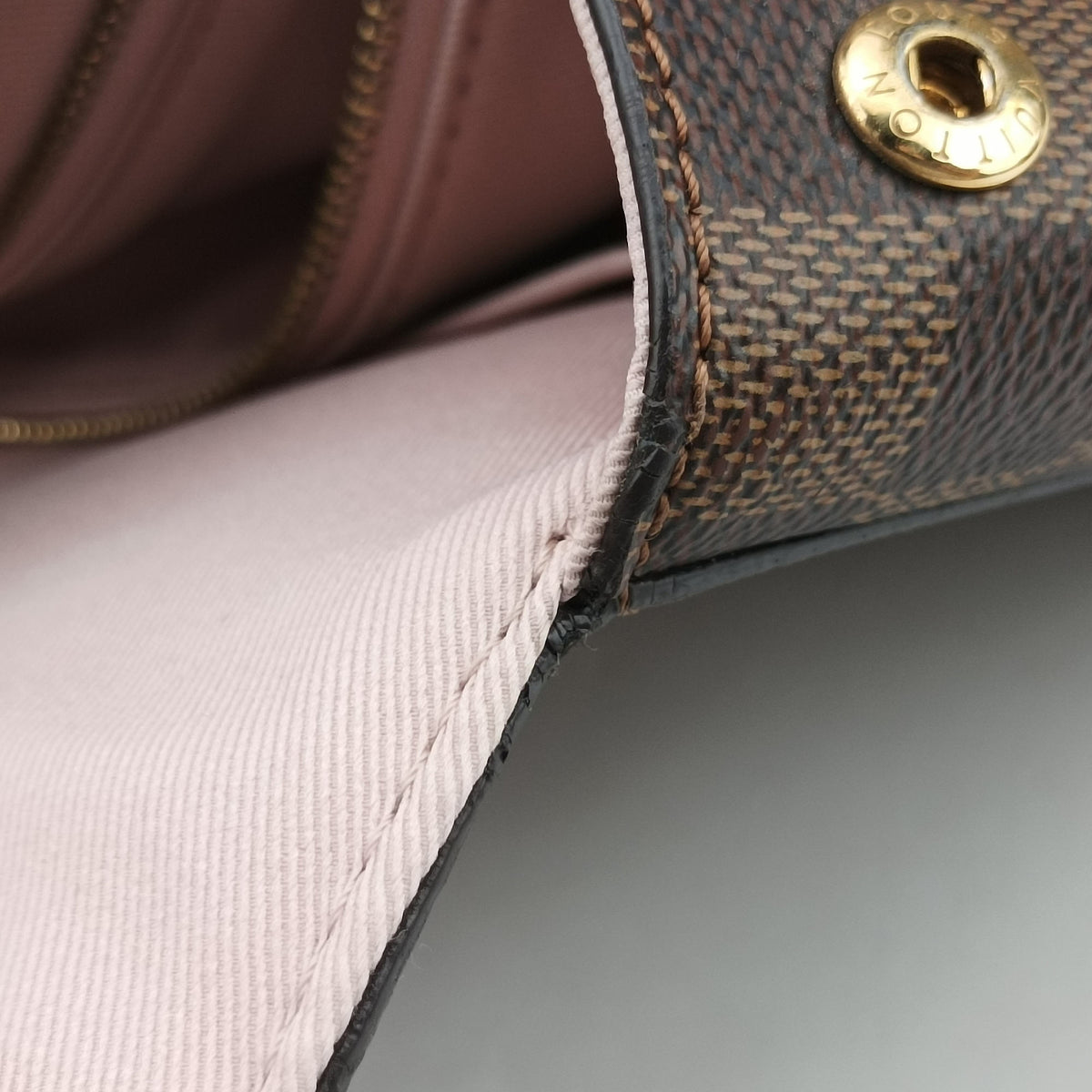 Pre-owned Louis Vuitton Bond Street EBENE×Magnolia Damier Canvas×Taurillon leather N64417 shoulderbag | stylenewstar