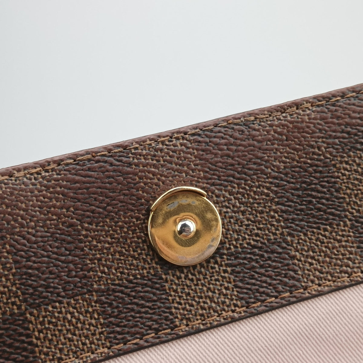 Pre-owned Louis Vuitton Bond Street EBENE×Magnolia Damier Canvas×Taurillon leather N64417 shoulderbag | stylenewstar